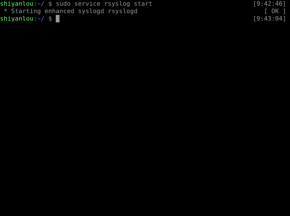 service-rsyslog-start